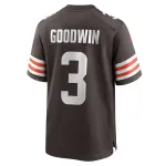 Men's Cleveland Browns Marquise Goodwin Nike Brown Team Game Jersey
