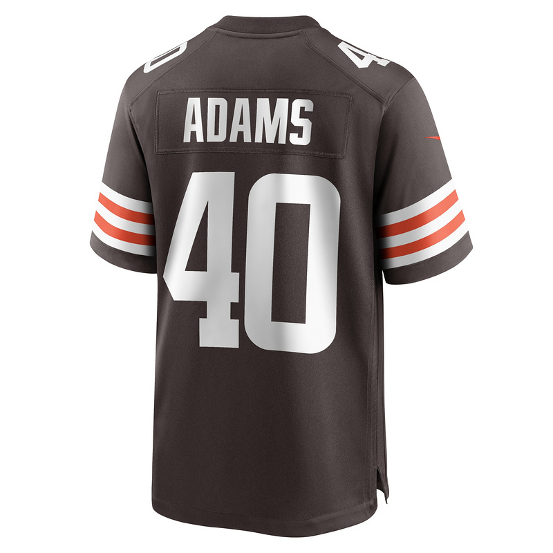 Men's Cleveland Browns Matthew Adams Nike Brown Team Game Jersey