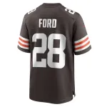 Men's Cleveland Browns Mike Ford Nike Brown Team Game Jersey