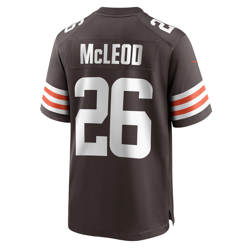 Men's Cleveland Browns Rodney McLeod Nike Brown Team Game Jersey