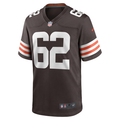 Men's Cleveland Browns Siaki Ika Nike Brown Team Game Jersey 01
