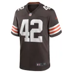Men's Cleveland Browns Tony Fields II Nike Brown Team Game Jersey