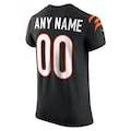 Men's Cincinnati Bengals Nike Vapor Elite Custom Jersey - Black