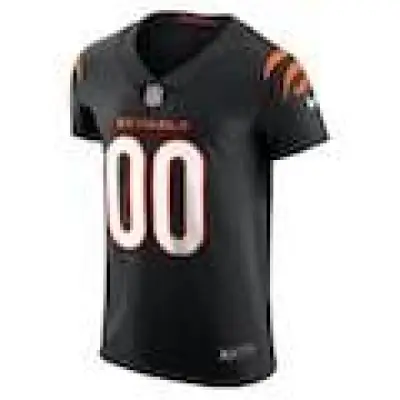 Men's Cincinnati Bengals Nike Vapor Elite Custom Jersey - Black 01