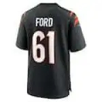 Men's Cody Ford Cincinnati Bengals Nike Game Jersey - Black