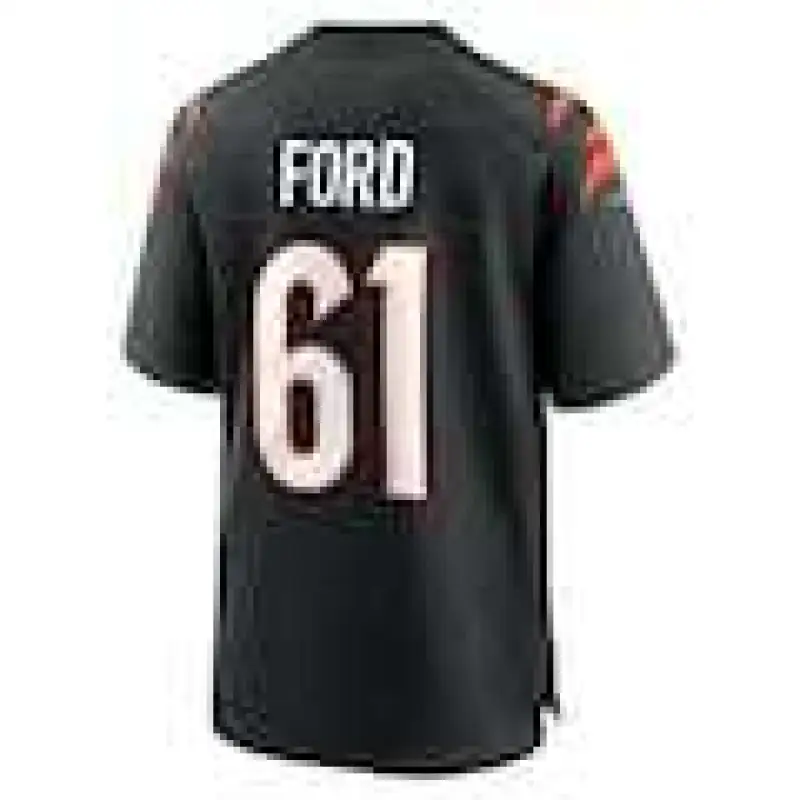 Men's Cody Ford Cincinnati Bengals Nike Game Jersey - Black
