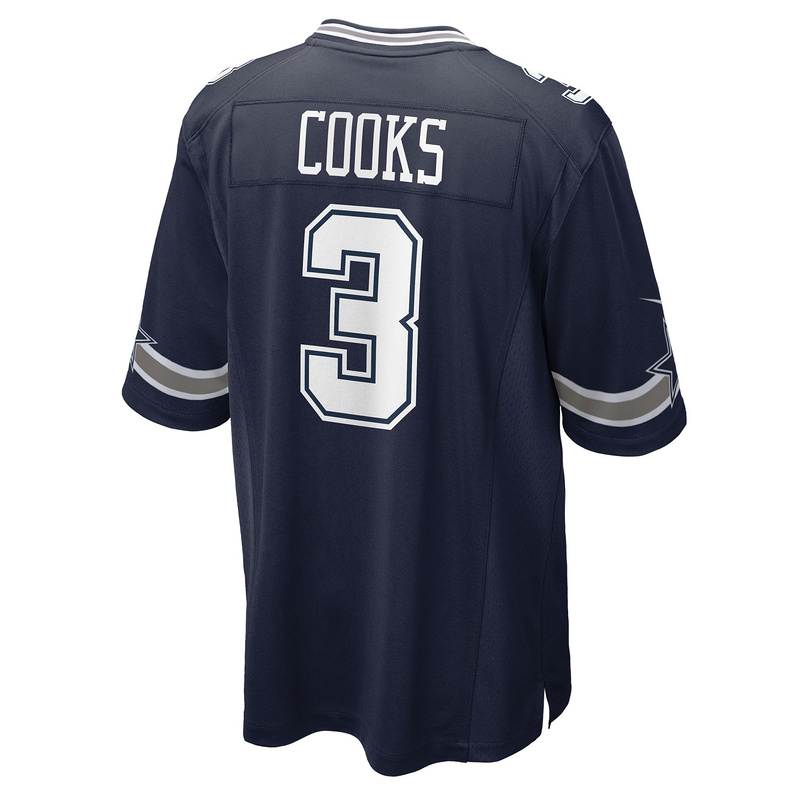 Men's Dallas Cowboys Brandin Cooks Nike Navy Game Jersey