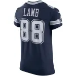 Men's Dallas Cowboys CeeDee Lamb Nike Navy Vapor Elite Jersey