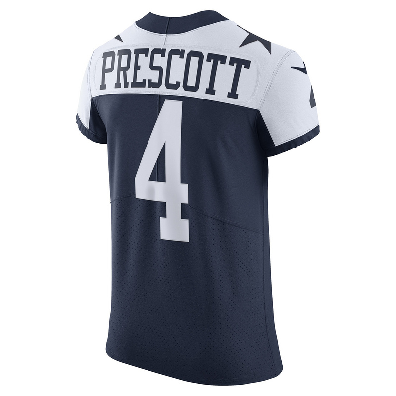 Men's Dallas Cowboys Dak Prescott Nike Navy Alternate Vapor Elite Player Jersey