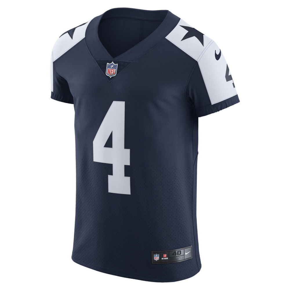 Men's Dallas Cowboys Dak Prescott Nike Navy Alternate Vapor Elite Player Jersey