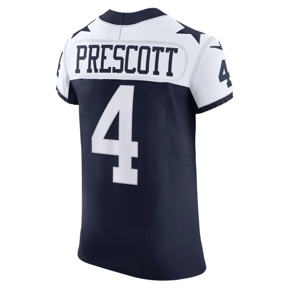 Men's Dallas Cowboys Dak Prescott Nike Navy Alternate Vapor F.U.S.E. Elite Jersey