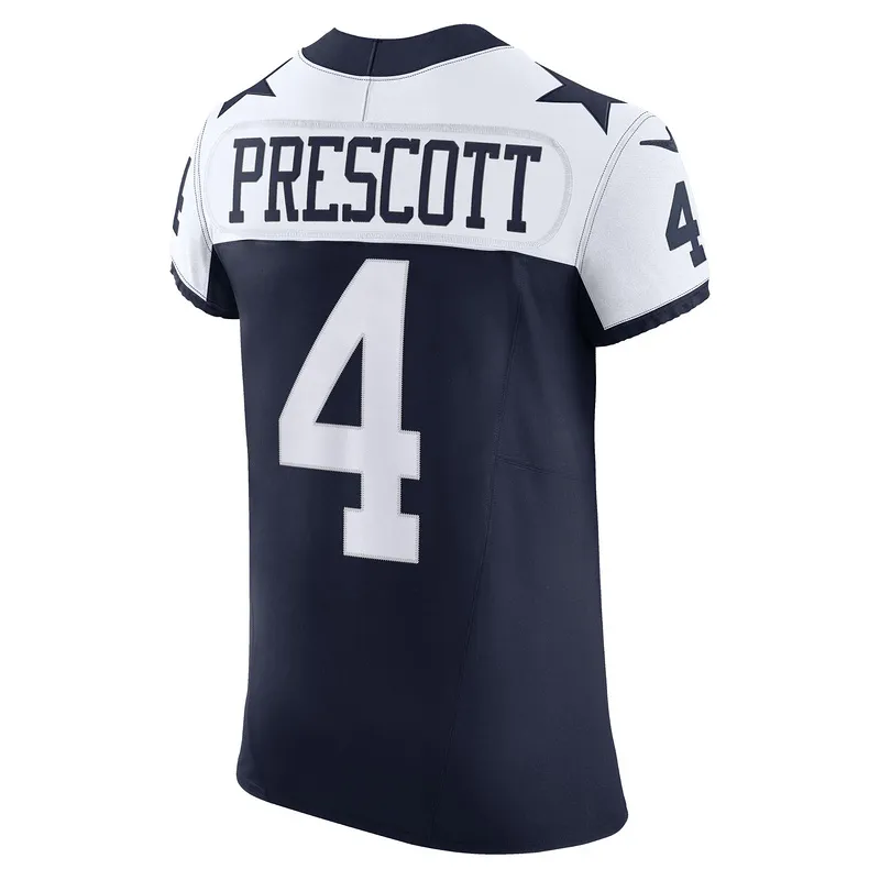 Men's Dallas Cowboys Dak Prescott Nike Navy Alternate Vapor F.U.S.E. Elite Jersey