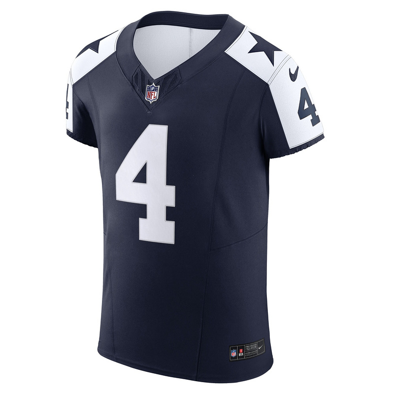 Men's Dallas Cowboys Dak Prescott Nike Navy Alternate Vapor F.U.S.E. Elite Jersey