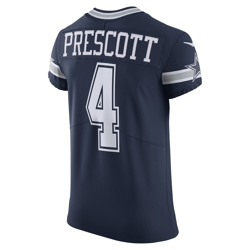 Men's Dallas Cowboys Dak Prescott Nike Navy Vapor Elite Player Team Jersey