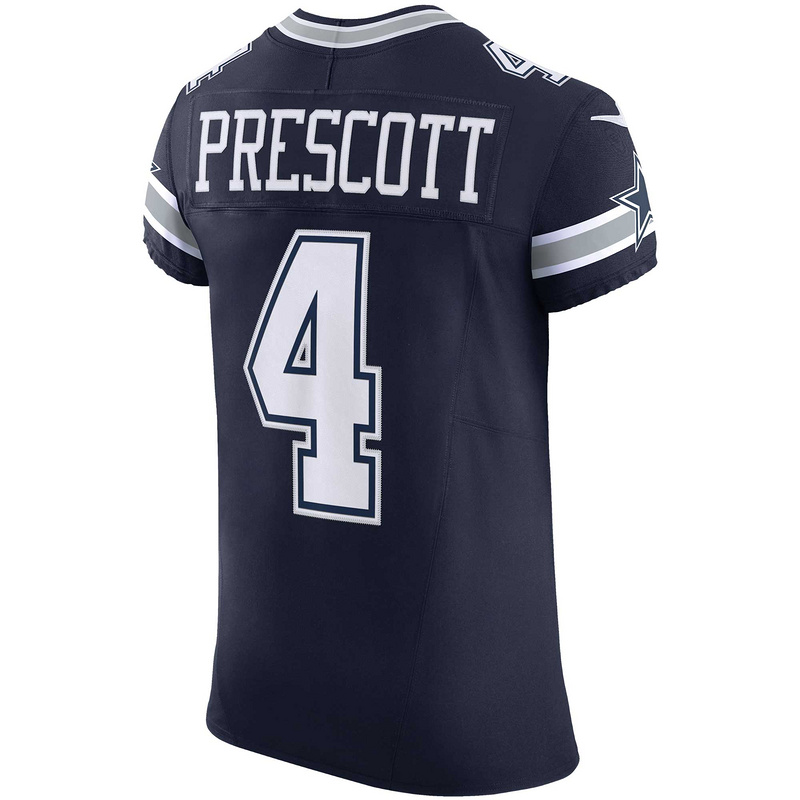 Men's Dallas Cowboys Dak Prescott Nike Navy Vapor F.U.S.E. Elite Jersey