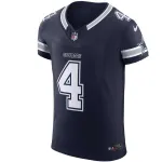 Men's Dallas Cowboys Dak Prescott Nike Navy Vapor F.U.S.E. Elite Jersey