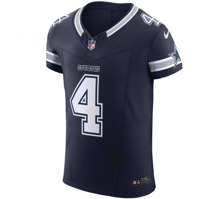 Men's Dallas Cowboys Dak Prescott Nike Navy Vapor F.U.S.E. Elite Jersey 01