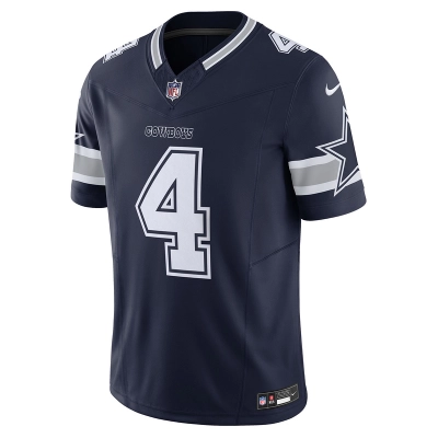 Men's Dallas Cowboys Dak Prescott Nike Navy Vapor F.U.S.E. Limited Jersey 01