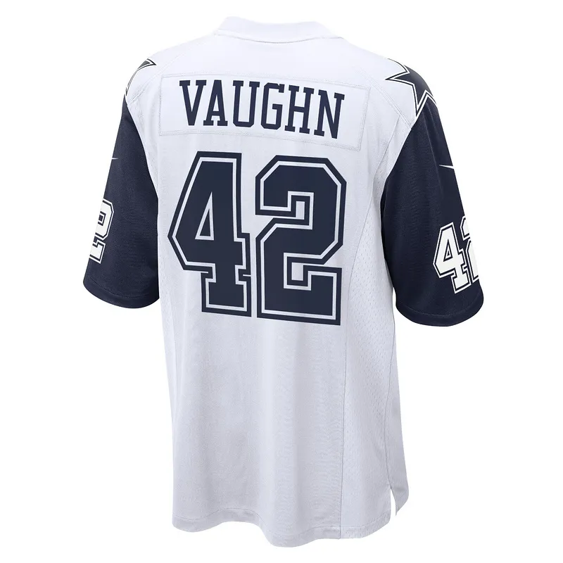 Men's Dallas Cowboys Deuce Vaughn Nike White Alternate Game Jersey