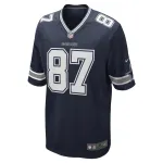 Men's Dallas Cowboys Jake Ferguson Nike Navy Game Jersey
