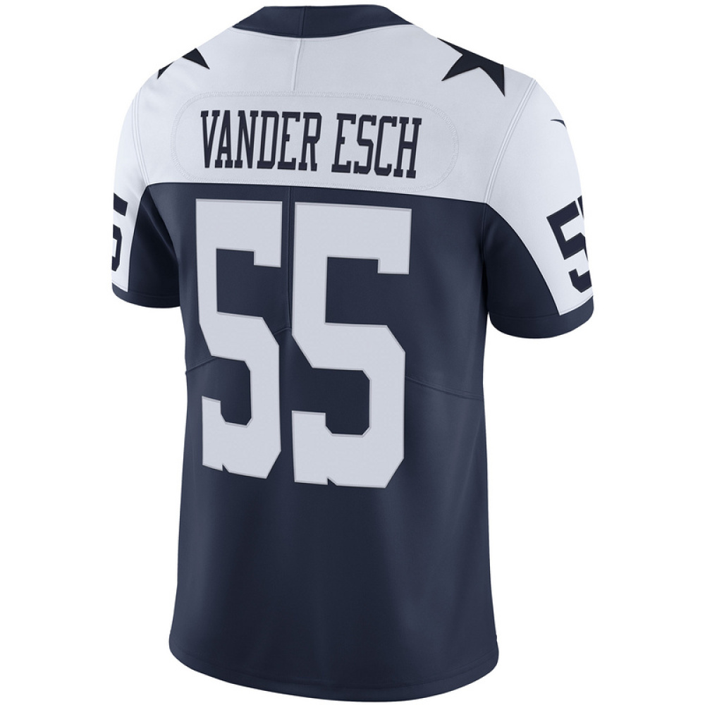 Men's Dallas Cowboys Leighton Vander Esch Nike Navy Alternate Vapor Limited Jersey