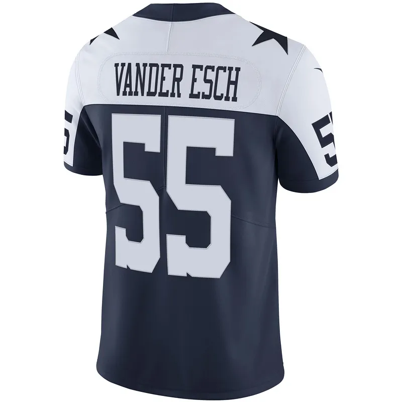Men's Dallas Cowboys Leighton Vander Esch Nike Navy Alternate Vapor Limited Jersey
