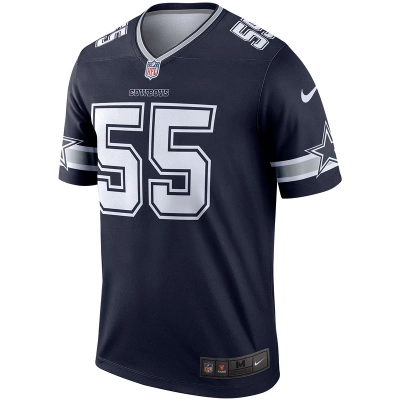 Men's Dallas Cowboys Leighton Vander Esch Nike Navy Legend Player Jersey 01