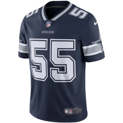 Men's Dallas Cowboys Leighton Vander Esch Nike Navy Vapor Limited Player Jersey 01