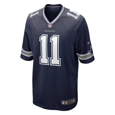 Men's Dallas Cowboys Micah Parsons Nike Navy Game Jersey 01