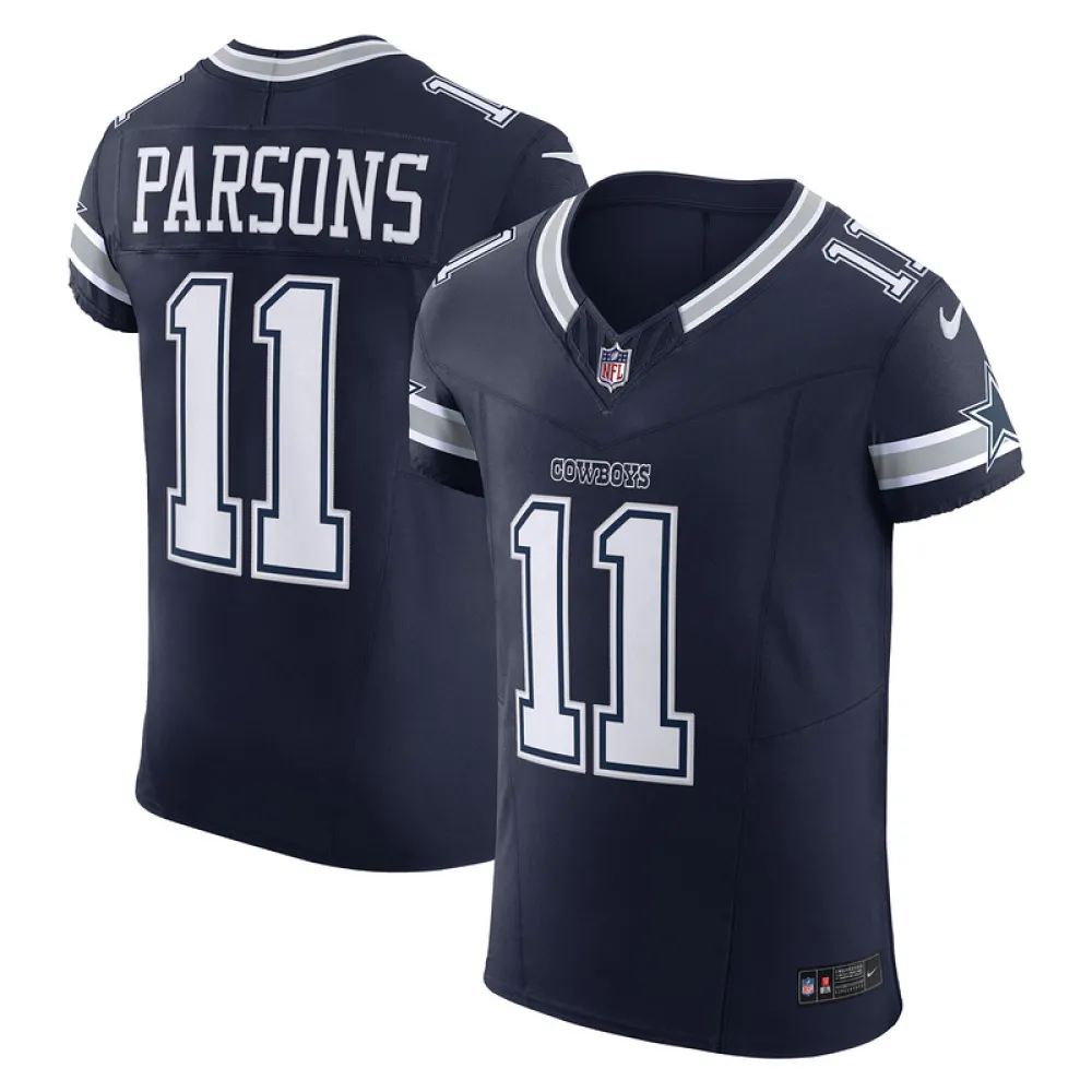 Men's Dallas Cowboys Micah Parsons Nike Navy Vapor F.U.S.E. Elite Jersey