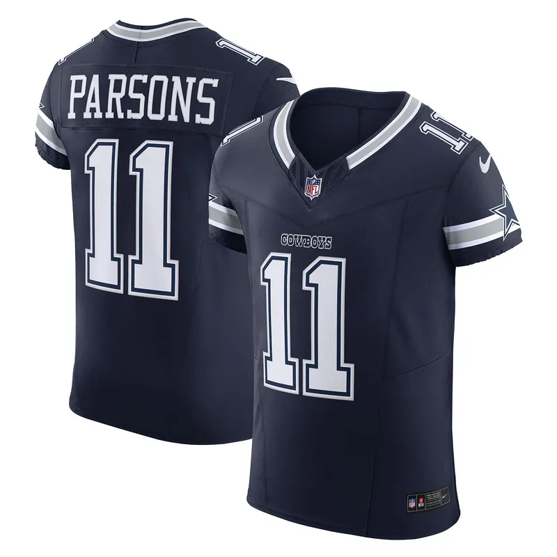 Men's Dallas Cowboys Micah Parsons Nike Navy Vapor F.U.S.E. Elite Jersey