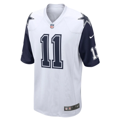 Men's Dallas Cowboys Micah Parsons Nike White Alternate Game Jersey 01