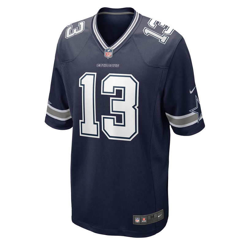 Men's Dallas Cowboys Michael Gallup Nike Navy Game Jersey