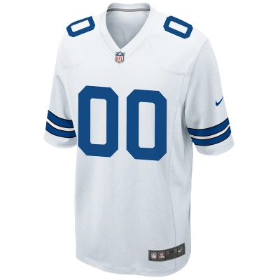 Men's Dallas Cowboys Nike White Custom Game Jersey 01