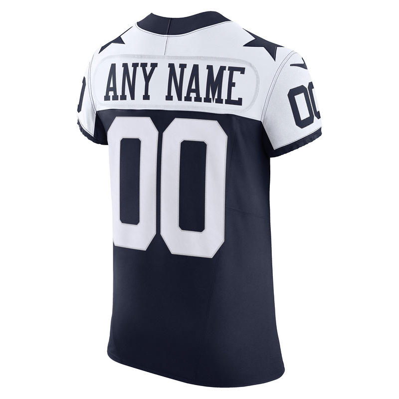 Men's Dallas Cowboys Nike Navy Vapor F.U.S.E. Elite Custom Jersey