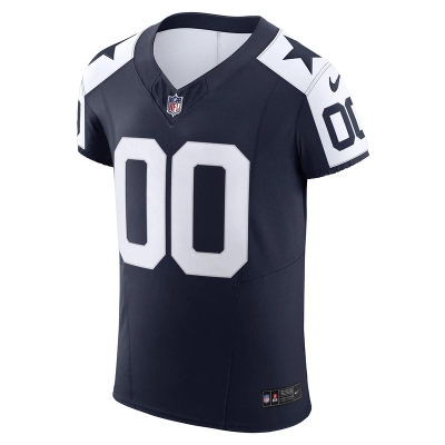Men's Dallas Cowboys Nike Navy Vapor F.U.S.E. Elite Custom Jersey 01