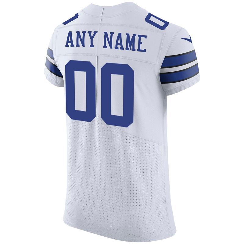 Men's Dallas Cowboys Nike White Vapor Untouchable Custom Elite Jersey