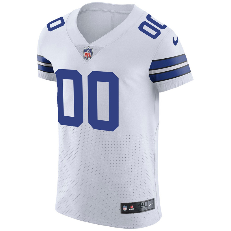 Men's Dallas Cowboys Nike White Vapor Untouchable Custom Elite Jersey