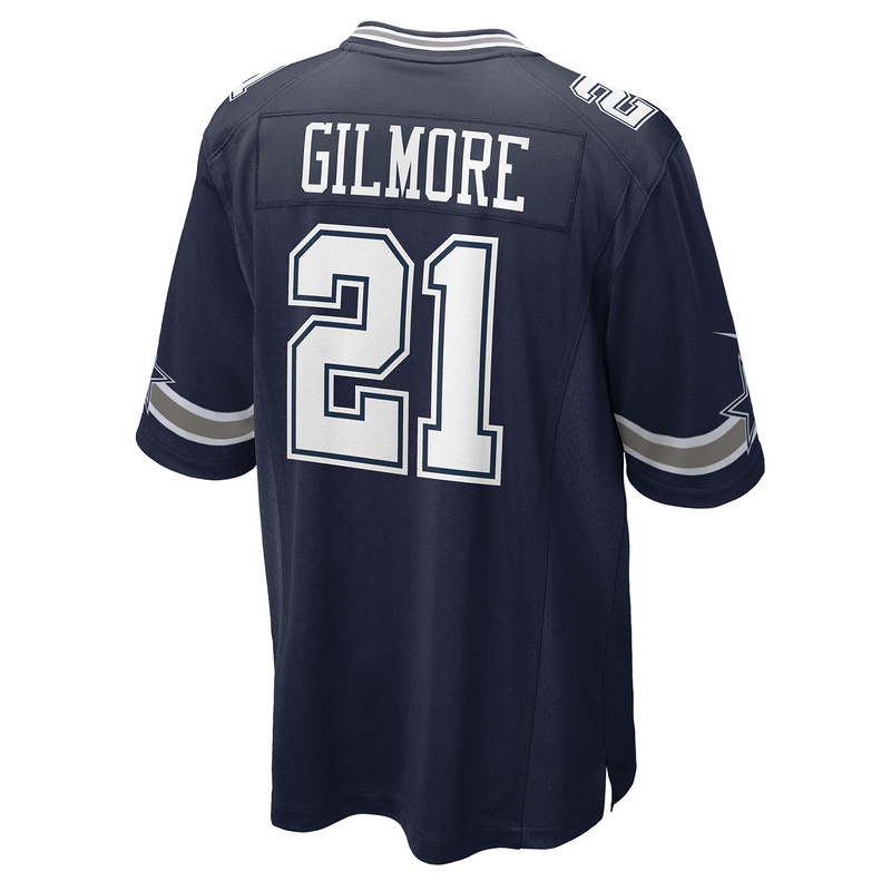 Men's Dallas Cowboys Stephon Gilmore Nike Navy Game Jersey