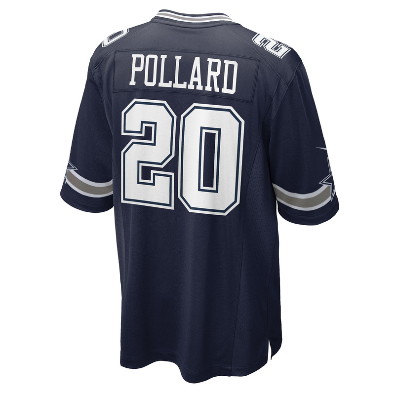Men's Dallas Cowboys Tony Pollard Nike Navy Game Player Jersey