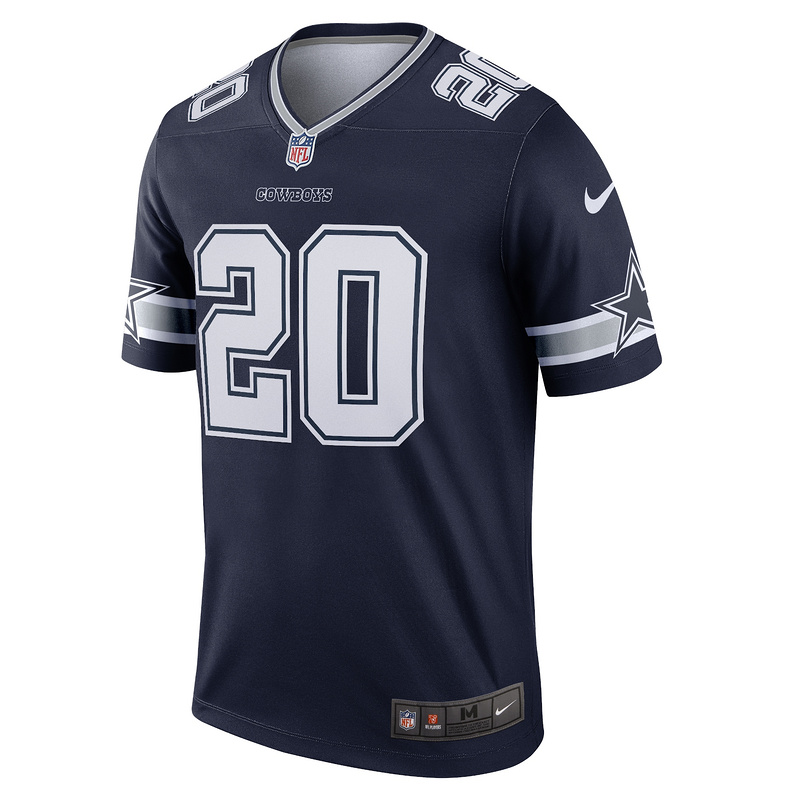 Men's Dallas Cowboys Tony Pollard Nike Navy Legend Player Jersey