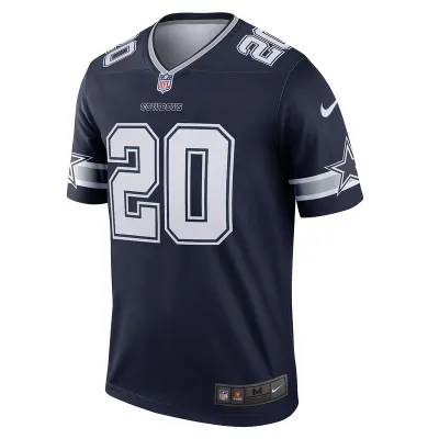 Men's Dallas Cowboys Tony Pollard Nike Navy Legend Player Jersey 01