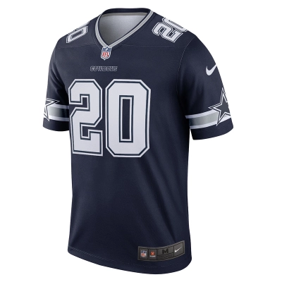 Men's Dallas Cowboys Tony Pollard Nike Navy Legend Player Jersey 01