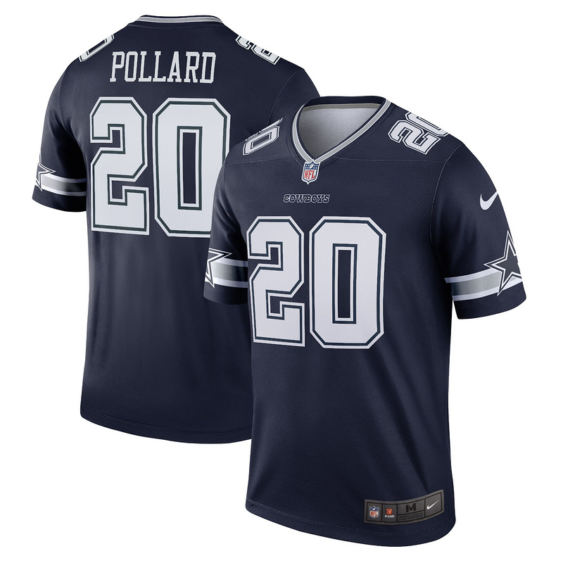Men's Dallas Cowboys Tony Pollard Nike Navy Legend Player Jersey