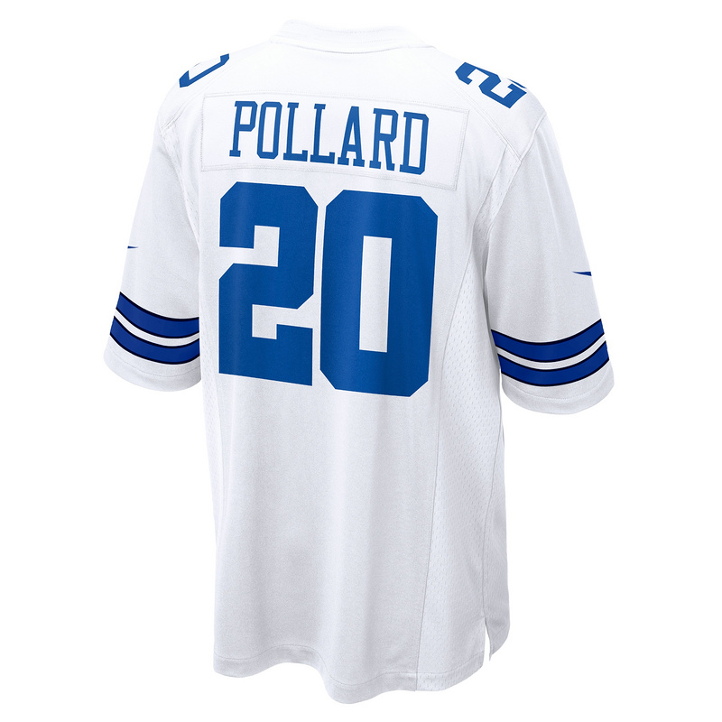 Men's Dallas Cowboys Tony Pollard Nike White Game Player Jersey