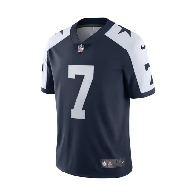 Men's Dallas Cowboys Trevon Diggs Nike Navy Alternate Vapor Limited Jersey 01