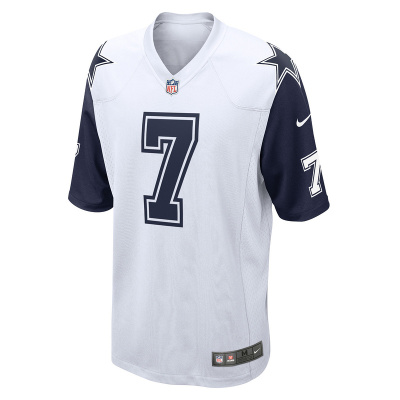 Men's Dallas Cowboys Trevon Diggs Nike White Alternate Game Jersey 01