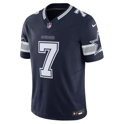 Men's Dallas Cowboys Trevon Diggs Nike Navy Vapor F.U.S.E. Limited Jersey 01