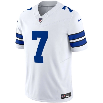 Men's Dallas Cowboys Trevon Diggs Nike White Vapor F.U.S.E. Limited Jersey 01