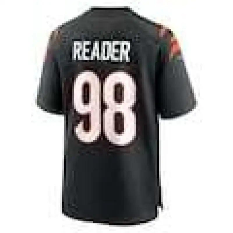 Men's D.J. Reader Cincinnati Bengals Nike Game Jersey - Black